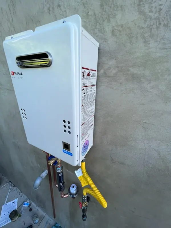 Tankless water heater installation for Audubon homes